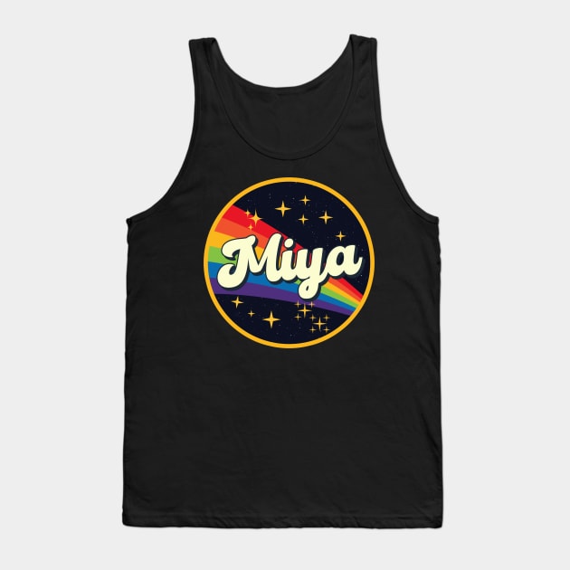 Miya // Rainbow In Space Vintage Style Tank Top by LMW Art